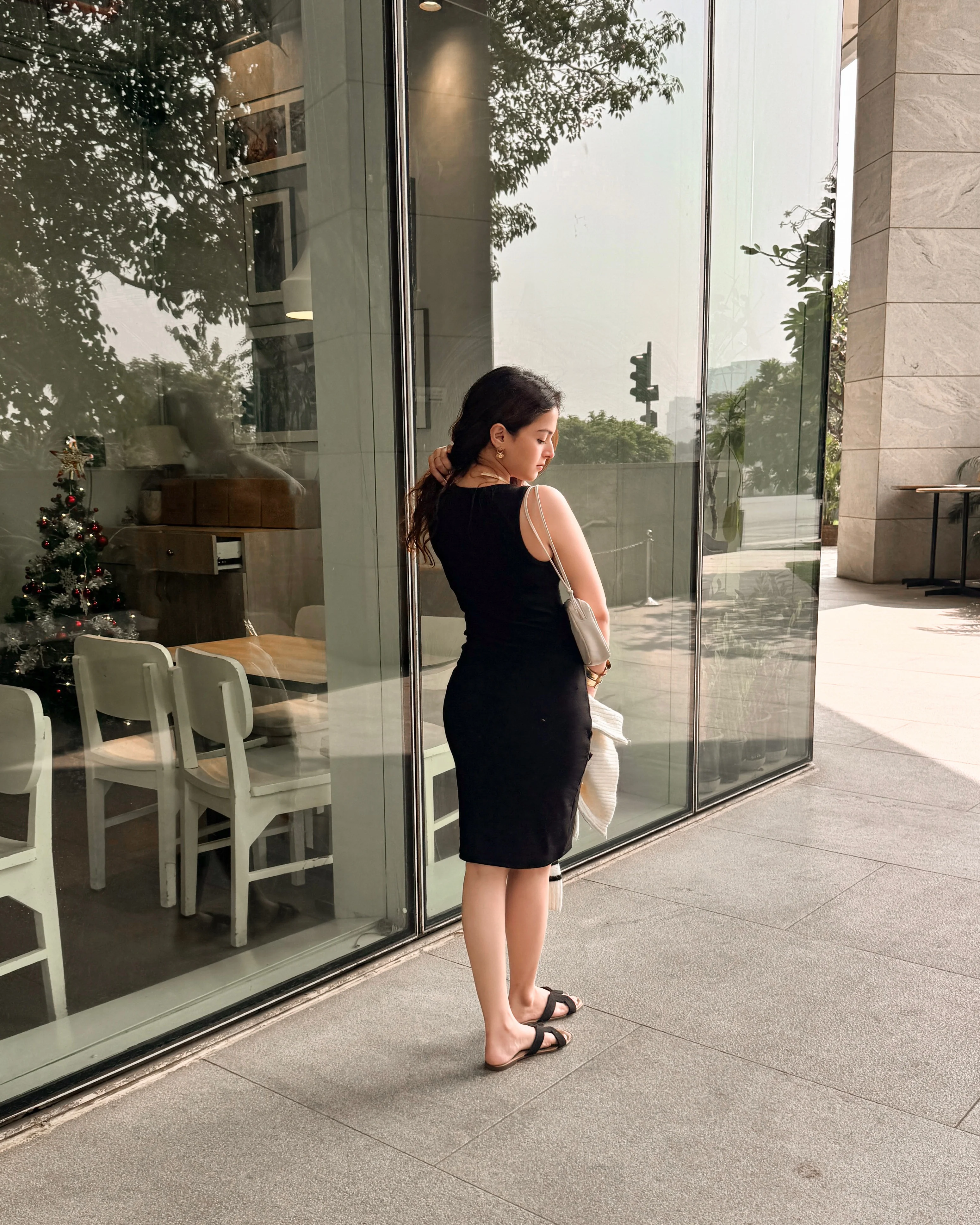 Black Short Bodycon Dress - Image 3